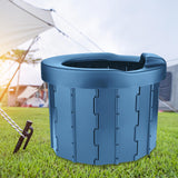 Maxbell Portable Toilet Compact for Adults and Kids for Home Outdoors Indoors Travel blue