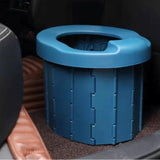 Maxbell Portable Toilet Compact for Adults and Kids for Home Outdoors Indoors Travel blue