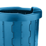 Maxbell Portable Toilet Compact for Adults and Kids for Home Outdoors Indoors Travel blue