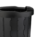 Maxbell Portable Toilet Compact for Adults and Kids for Home Outdoors Indoors Travel black