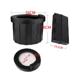 Maxbell Portable Toilet Compact for Adults and Kids for Home Outdoors Indoors Travel black