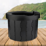 Maxbell Portable Toilet Compact for Adults and Kids for Home Outdoors Indoors Travel black