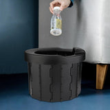 Maxbell Portable Toilet Compact for Adults and Kids for Home Outdoors Indoors Travel black