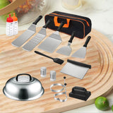 Maxbell 18 Pieces Griddle Accessories Burger Press Set for Cooking RV Travel Fishing