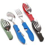 Maxbell Camping Utensils Traveling Home Flatware Camping Gear Camping Cutlery Black