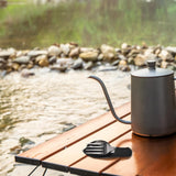 Maxbell Camping Utensils Traveling Home Flatware Camping Gear Camping Cutlery Black