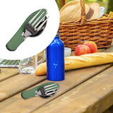 Maxbell Camping Utensils Traveling Home Flatware Camping Gear Camping Cutlery Green