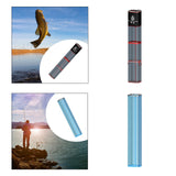 Maxbell Foldable Fish Net Bag Fishing Bucket Storage Cage for Kayak Fishing Crawfish Blue