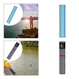 Maxbell Foldable Fish Net Bag Fishing Bucket Storage Cage for Kayak Fishing Crawfish Blue