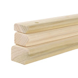 Maxbell 3Pcs Wooden Rock Climbing Holds Adult for Board for Home Gym Training