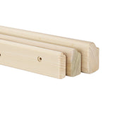 Maxbell 3Pcs Wooden Rock Climbing Holds Adult for Board for Home Gym Training