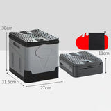 Maxbell Camping Folding Toilet Multifunctional Car Bucket Toilet for Boat RV Fishing Black Gray