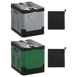 Maxbell Camping Folding Toilet Multifunctional Car Bucket Toilet for Boat RV Fishing Black Gray