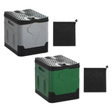 Maxbell Camping Folding Toilet Multifunctional Car Bucket Toilet for Boat RV Fishing Black Gray