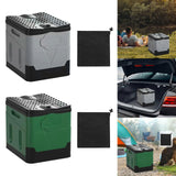 Maxbell Camping Folding Toilet Multifunctional Car Bucket Toilet for Boat RV Fishing Black Gray