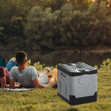 Maxbell Camping Folding Toilet Multifunctional Car Bucket Toilet for Boat RV Fishing Black Gray