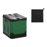 Maxbell Camping Folding Toilet Multifunctional Car Bucket Toilet for Boat RV Fishing Black Green