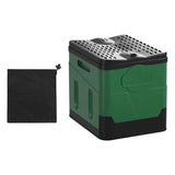 Maxbell Camping Folding Toilet Multifunctional Car Bucket Toilet for Boat RV Fishing Black Green