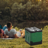 Maxbell Camping Folding Toilet Multifunctional Car Bucket Toilet for Boat RV Fishing Black Green