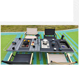 Maxbell Folding Camping Table Travel Table Roll up Camp Table for BBQ Balcony Garden