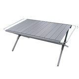 Maxbell Folding Camping Table Travel Table Roll up Camp Table for BBQ Balcony Garden