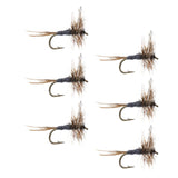 Maxbell 6 Pieces Fly Fishing Flies Metal Artificial Baits for Panfish Sunfish Salmon