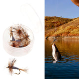 Maxbell 6 Pieces Fly Fishing Flies Metal Artificial Baits for Panfish Sunfish Salmon