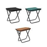 Maxbell Camping Stool Seat Footrest Heavy Duty Camp Stool for Beach Garden Traveling Black