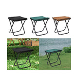 Maxbell Camping Stool Seat Footrest Heavy Duty Camp Stool for Beach Garden Traveling Black