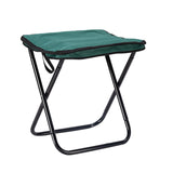 Maxbell Camping Stool Seat Footrest Heavy Duty Camp Stool for Beach Garden Traveling Green