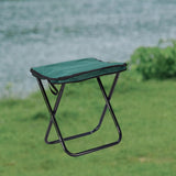 Maxbell Camping Stool Seat Footrest Heavy Duty Camp Stool for Beach Garden Traveling Green
