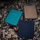 Maxbell Camping Stool Seat Footrest Heavy Duty Camp Stool for Beach Garden Traveling Brown