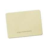 Maxbell PU Leather Table Mat Flooring Meal Mat Table Pad for Picnic Camping Barbecue Beige 27.5cmx19cm