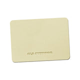 Maxbell PU Leather Table Mat Flooring Meal Mat Table Pad for Picnic Camping Barbecue Beige 27.5cmx19cm
