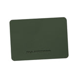 Maxbell PU Leather Table Mat Flooring Meal Mat Table Pad for Picnic Camping Barbecue Green 27.5cmx19cm