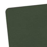 Maxbell PU Leather Table Mat Flooring Meal Mat Table Pad for Picnic Camping Barbecue Green 27.5cmx19cm