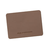 Maxbell PU Leather Table Mat Flooring Meal Mat Table Pad for Picnic Camping Barbecue Brown 27.5cmx19cm