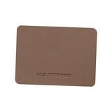 Maxbell PU Leather Table Mat Flooring Meal Mat Table Pad for Picnic Camping Barbecue Brown 27.5cmx19cm