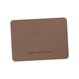 Maxbell PU Leather Table Mat Flooring Meal Mat Table Pad for Picnic Camping Barbecue Brown 27.5cmx19cm