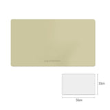 Maxbell PU Leather Table Mat Flooring Meal Mat Table Pad for Picnic Camping Barbecue Beige 56cmx33cm