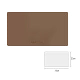 Maxbell PU Leather Table Mat Flooring Meal Mat Table Pad for Picnic Camping Barbecue Brown 56cmx33cm