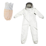 Maxbell Beekeeper Suit Mesh Hood Farm Keeping Smock Suit Comfortable Beekeeping Suit L