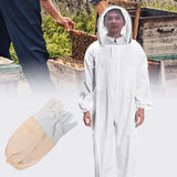 Maxbell Beekeeper Suit Mesh Hood Farm Keeping Smock Suit Comfortable Beekeeping Suit L