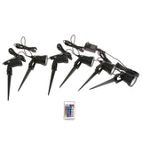 Maxbell Outdoor Spotlamp Garden Flood Light with Ground Stake for Holiday Yard Lawn