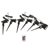 Maxbell Outdoor Spotlamp Garden Flood Light with Ground Stake for Holiday Yard Lawn