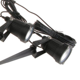 Maxbell Outdoor Spotlamp Garden Flood Light with Ground Stake for Holiday Yard Lawn