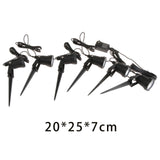 Maxbell Outdoor Spotlamp Garden Flood Light with Ground Stake for Holiday Yard Lawn