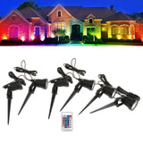 Maxbell Garden Lights Ground Stake Lamps Pathway Lights for Driveway Walkway Outdoor