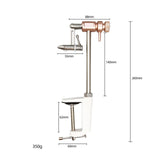 Maxbell Fly Tying Vise Professional Fishing Hook Tying Vise Practical Fly Tying Tool 26x6cm Rotatable