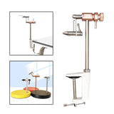 Maxbell Fly Tying Vise Professional Fishing Hook Tying Vise Practical Fly Tying Tool 26x6cm Rotatable